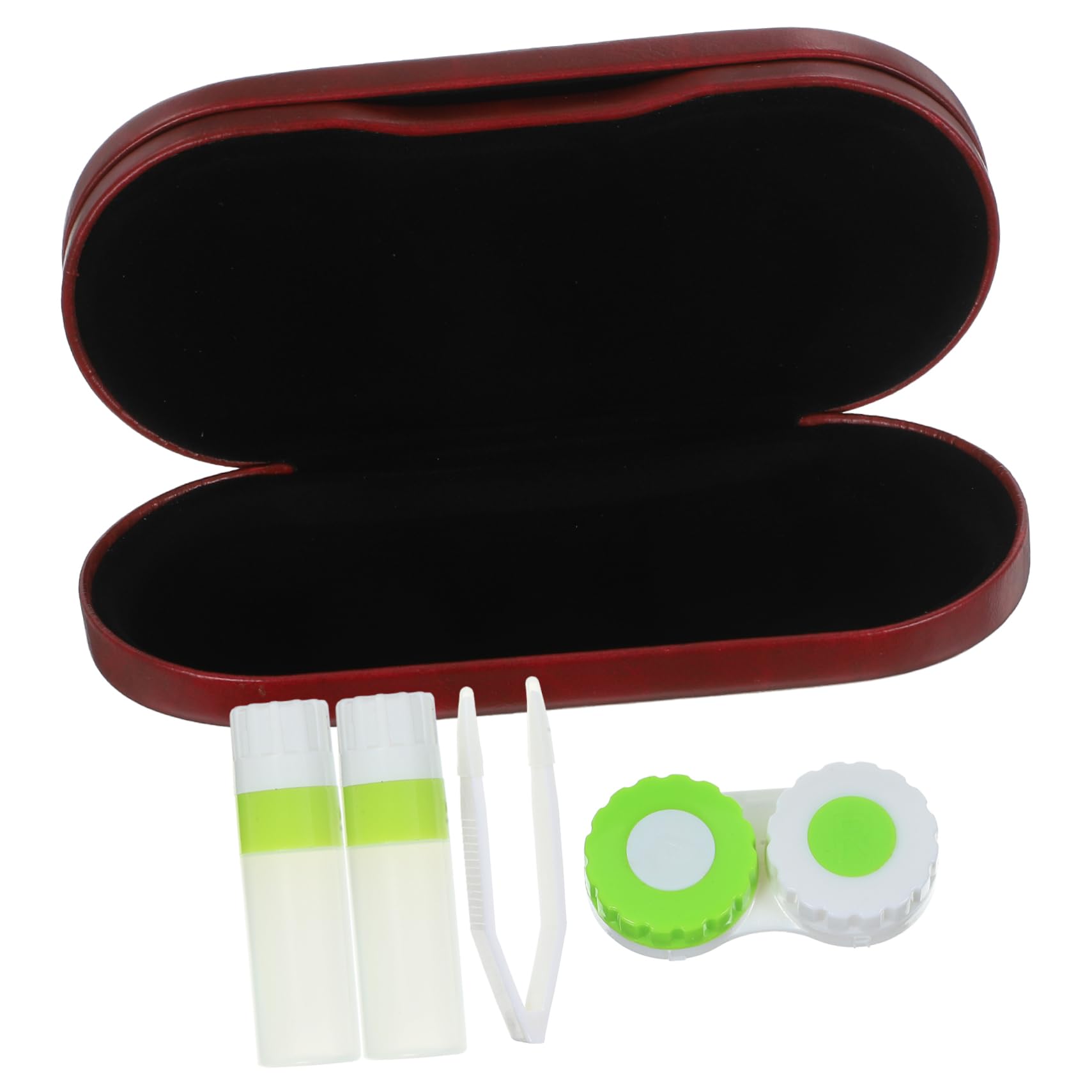 SHERCHPRY 3 Sätze Brillenetui Brillenbehälter Fall Brillentrage-Organizer Gläser Bequemer Gehäuse Mit Brillen Brillenbeutel Tragbare Glasvitrine Brillenhalter Feines Vlies Rot