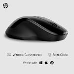 HP 250 Dual Mouse - for Computer or Laptop - Multi-OS & Device Compatibility, Dual-Mode 2.4 GHZ or Bluetooth Connectivity - Multi-Surface Technology - 1-Year Battery Life - Ambidextrous