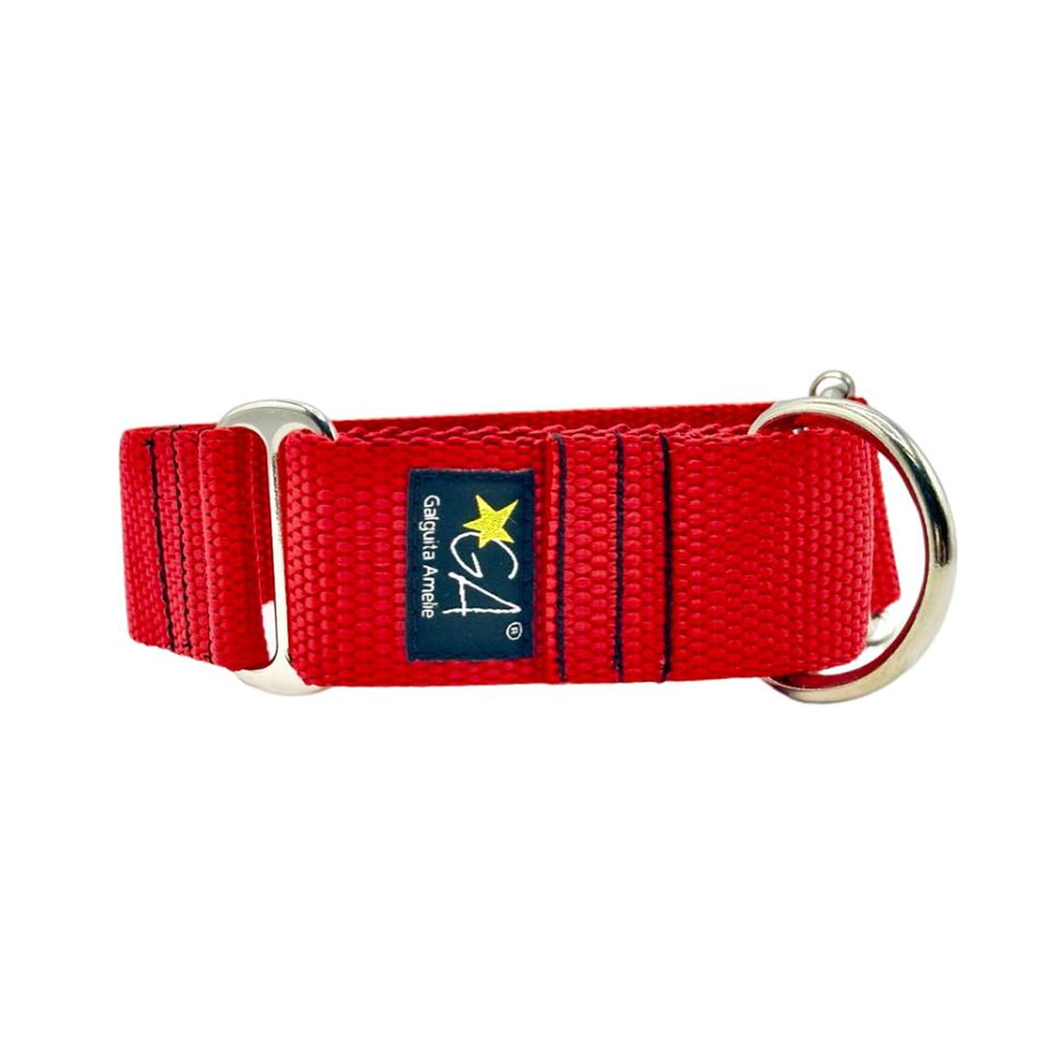 Collana Martingale Nude Rosso 4 cm Taglia L