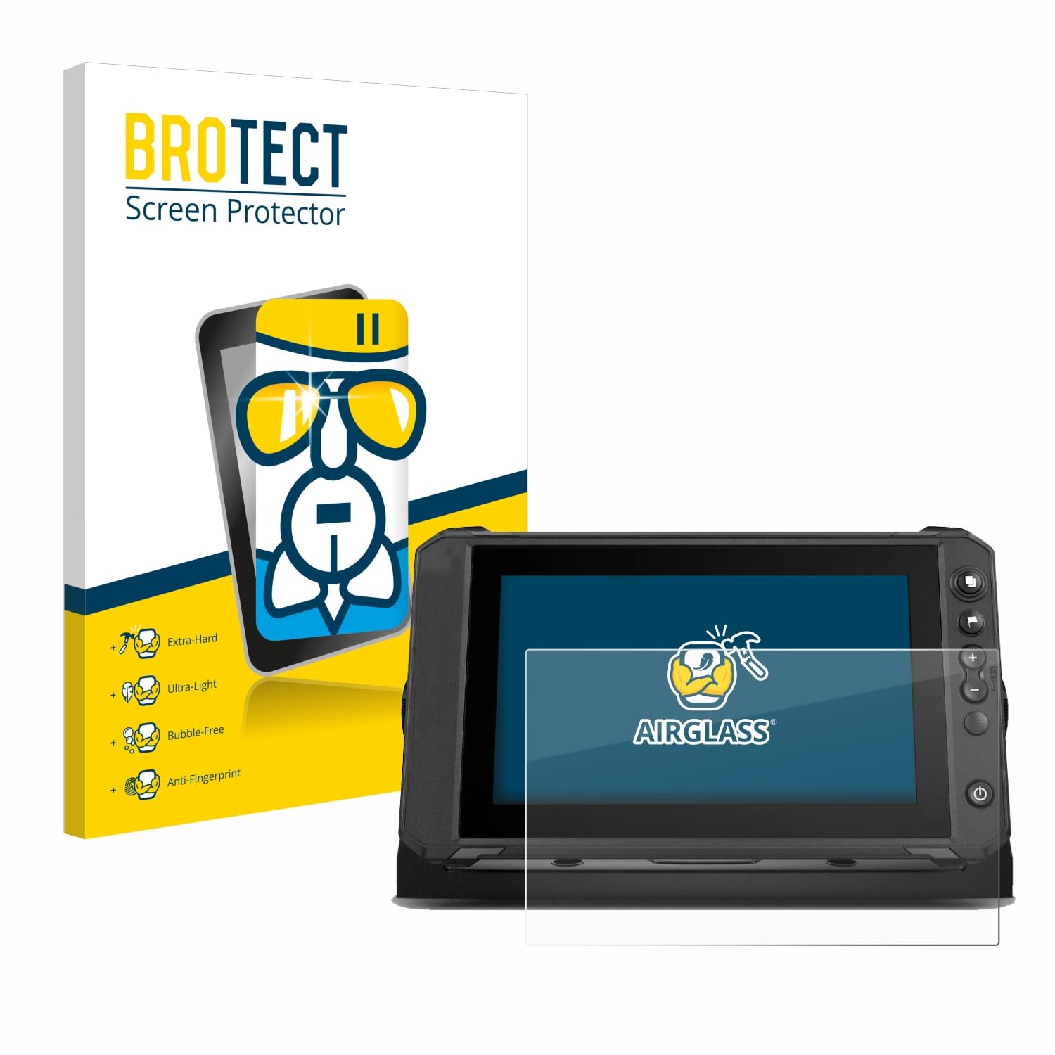 BROTECT AirGlass Pellicola in vetro per Lowrance Elite FS 9