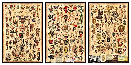 3 - Sailor Jerry Tattoo Flash Posters 12