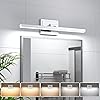 VOLISUN Modern Bathroom Vanity Light 24 inch, Rotatable, 14W Dimmable 5CCT Led Bathroom Light Fixture Over Mirror, Chrome Vanity Light for Bathroom Mirror Cabinets-ETL Certificated