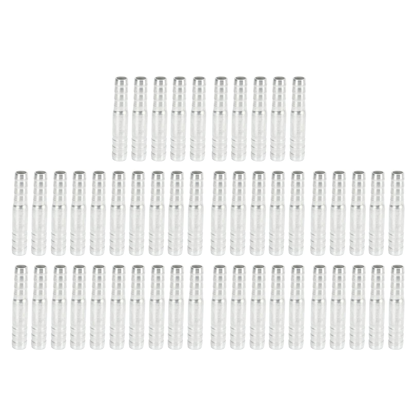 Conector de Tubo de Aluminio para Manguera de Aire Acondicionado, 50 Uds., para Modificación de Ingeniería de Coches y Camiones (Manga de 12,5 mm a 14 mm)