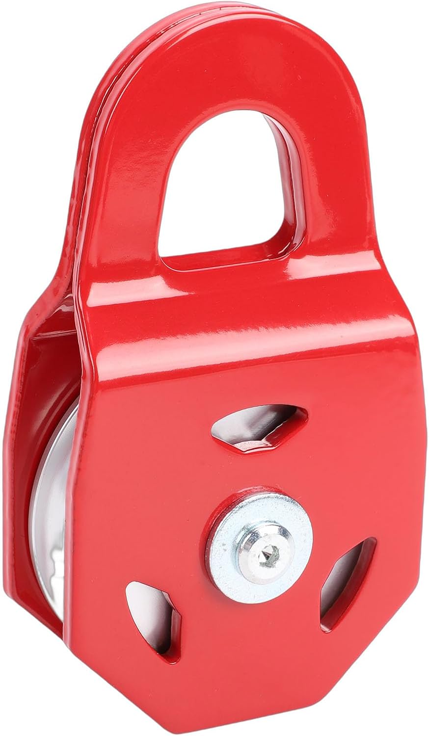 GOTOTOP Winch Snatch Block 8 Ton with Maximum Rope Diameter of 15mm, Red