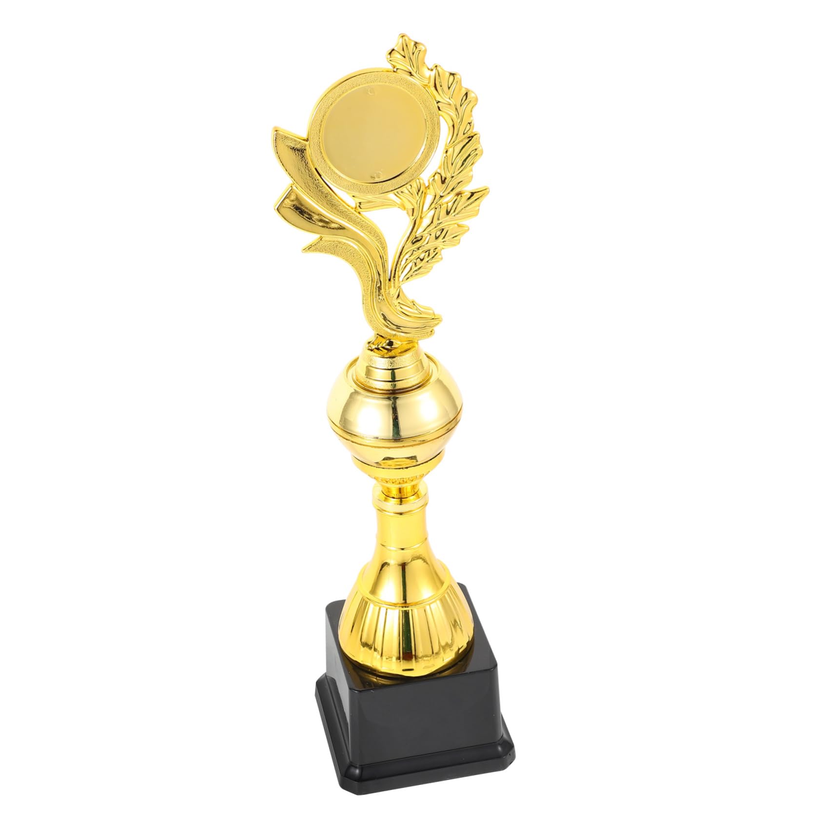 SUPVOX Gold Plastic Trophy Cup Multi Purpose Award for Dance Music Sports Competitions Events Sturdy Construction Elegant Design for Ceremonies and Celebrations