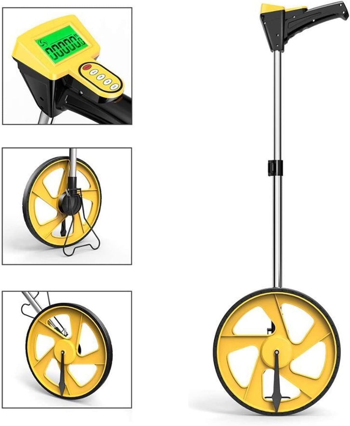 Measuring Wheels 2pcs Measuring Wheel of Digital Display, Distance Measuring Tool, Folding, Distance/Foot Measurement