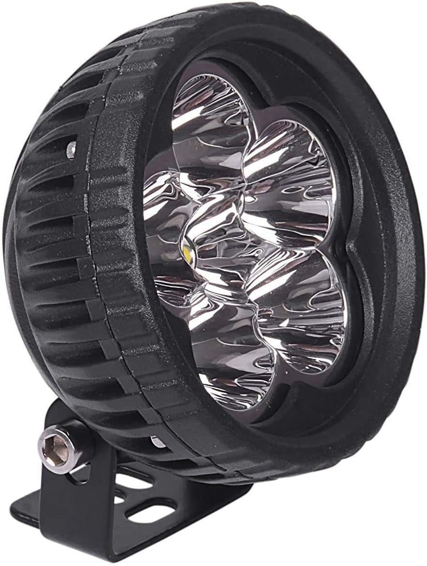 LED Light Bar 12v Round LED Lights 3" inch 18W Flood LED Light Pods LED Work Lights Driving Fog Lights for Off-Road, Truck, Car, ATV, SUV, Jeep [2 Pack] (18W)