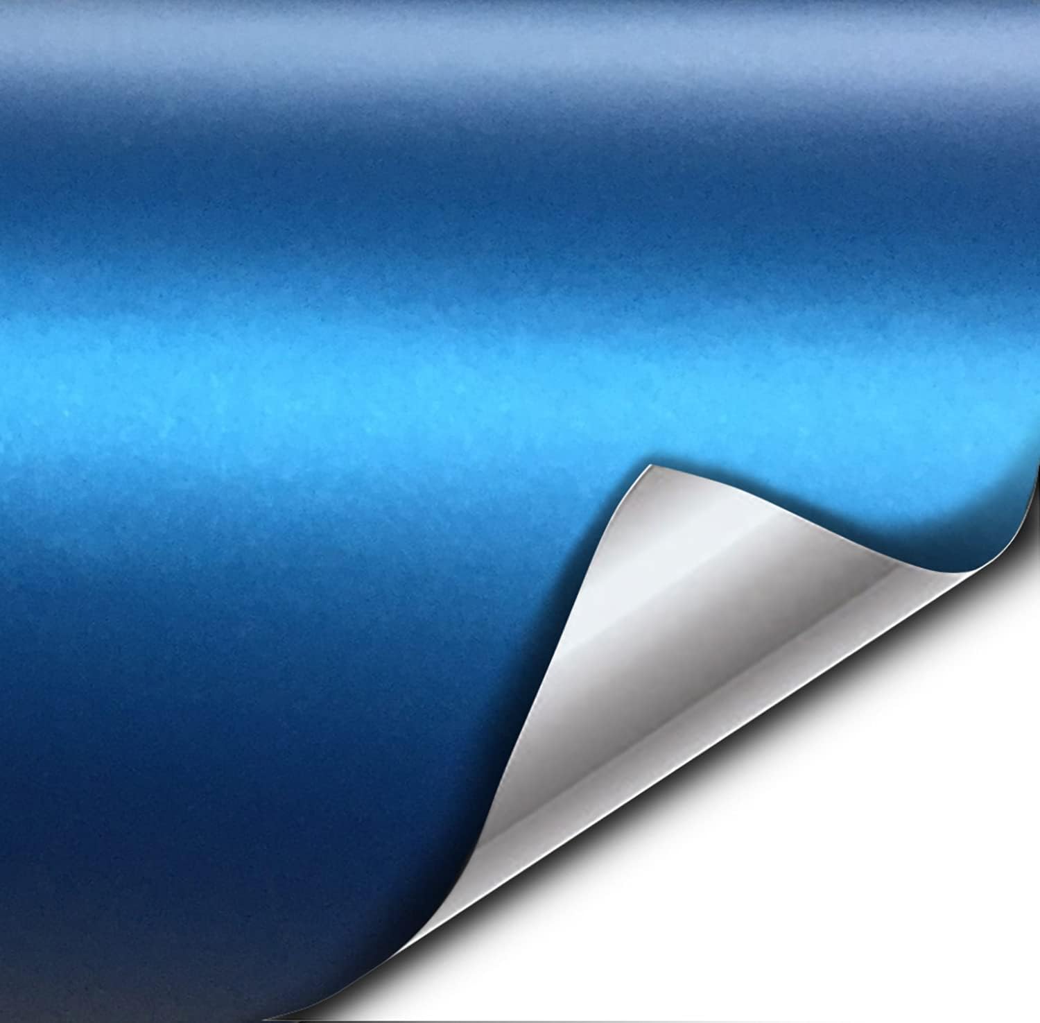 Matte Pearl Blue Car Wrap Vinyl Roll with Bubble and Air Free Channel Tech DIY (100ft x 5ft)