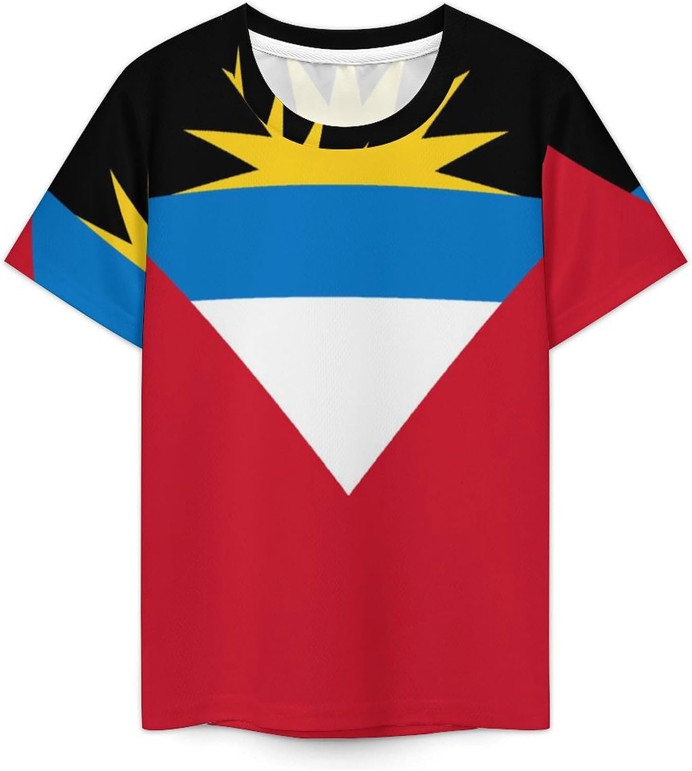 Antigua and Barbuda Flag T Shirt for Boy Girl Top Short Sleeve T-Shirt Graphic Tee