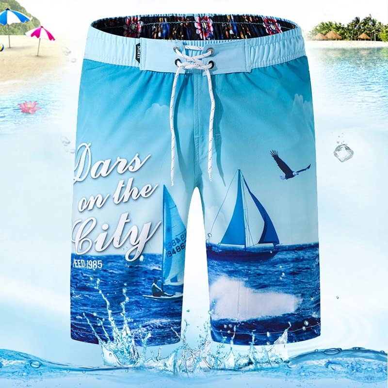Short sec rapide de surf CLSDRZC tronc de natation homme - 2