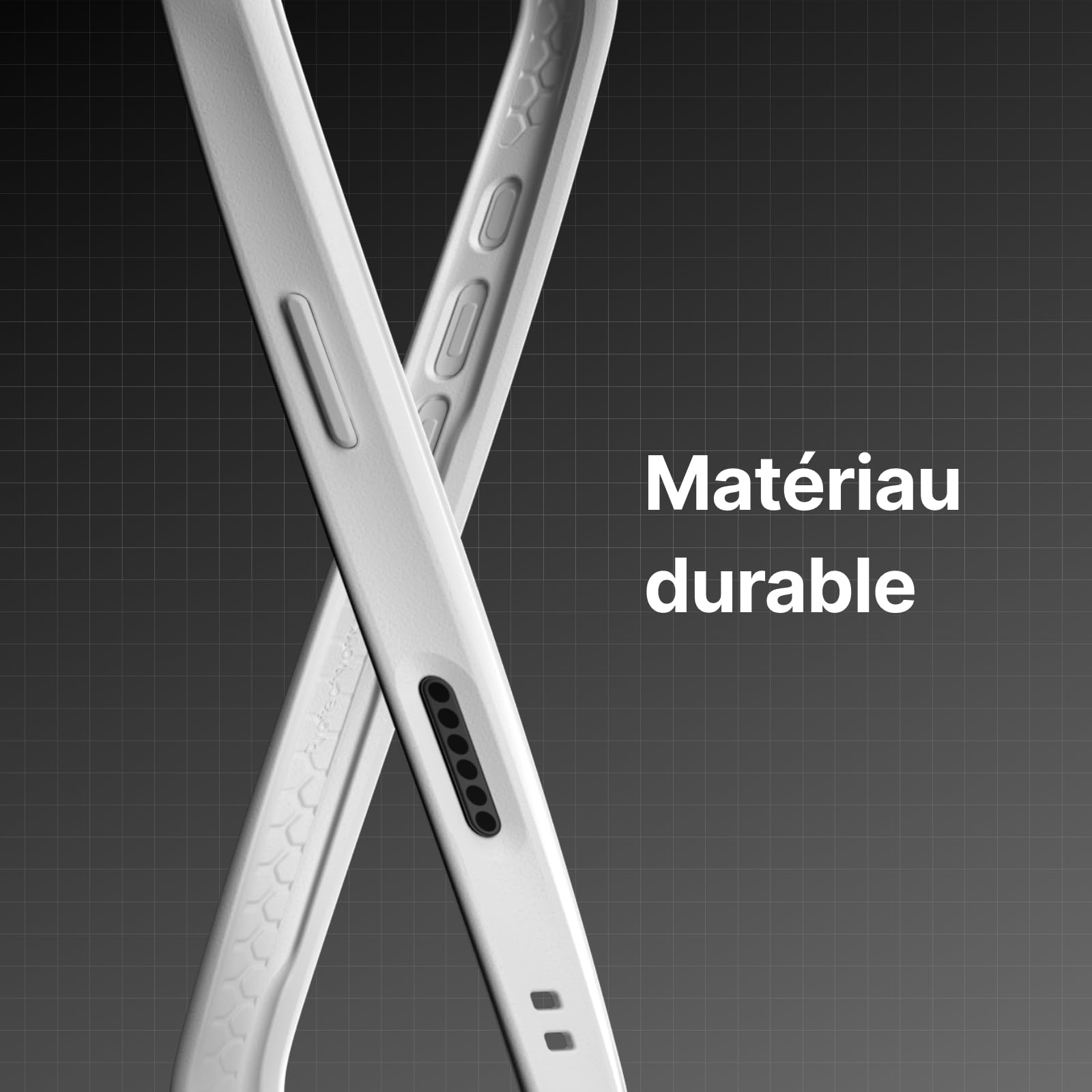 RhinoShield Coque Compatible avec MagSafe pour [iPhone 17 Pro] Mod NX : Coque modulaire avec Verso, Force magnétique supérieure dépassant Les Normes Militaires de Protection – Blanc