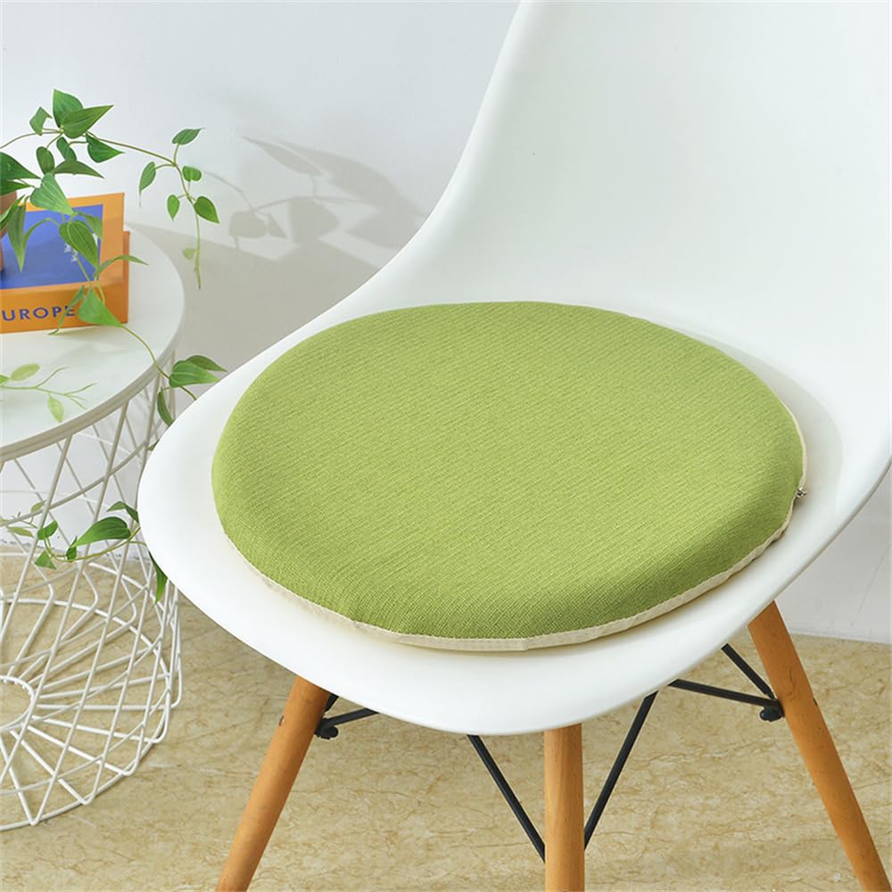 Haklein Cojín Redondo De 5/8 Cm De Grosor Para Interiores Y Exteriores, Cojín De Espuma