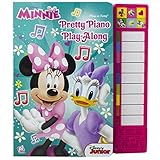Disney Minnie Mouse - Pretty Piano Play-Along Song Board Book with Built-in Keyboard - PI Kids