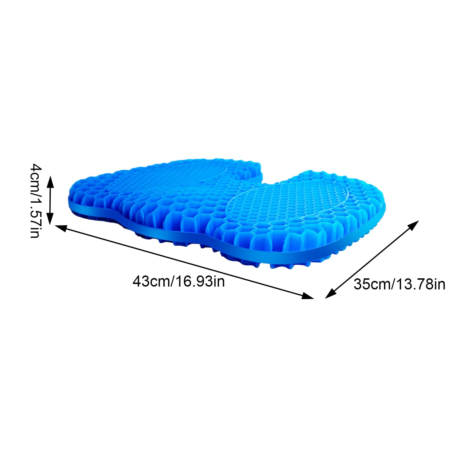 Cuscino per sedile in gel rinfrescante per auto, cuscino in gel per auto, cuscino posteriore ergonomico traspirante, accessori per auto, sedile imbottito freddo per una sedia