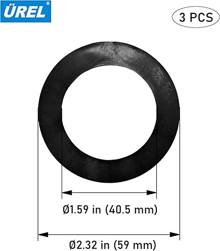 Miniatura 5 de Junta de goma de corcho de repuesto para aceite hidráulico y llenado de combustible tapas de tanque de ventilación de depósito de ventilación (5