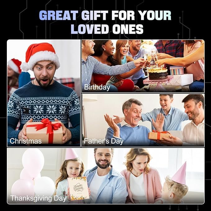 Miniatura 7 de QUTOGO Binoculares de visión nocturna 4K, gafas de visión nocturna para adultos, visión nocturna infrarroja digital que puede guardar fotos y videos