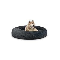 lionto Letto per Cani Rotondo Cuscino Gatti Letto Donut, (4XL)