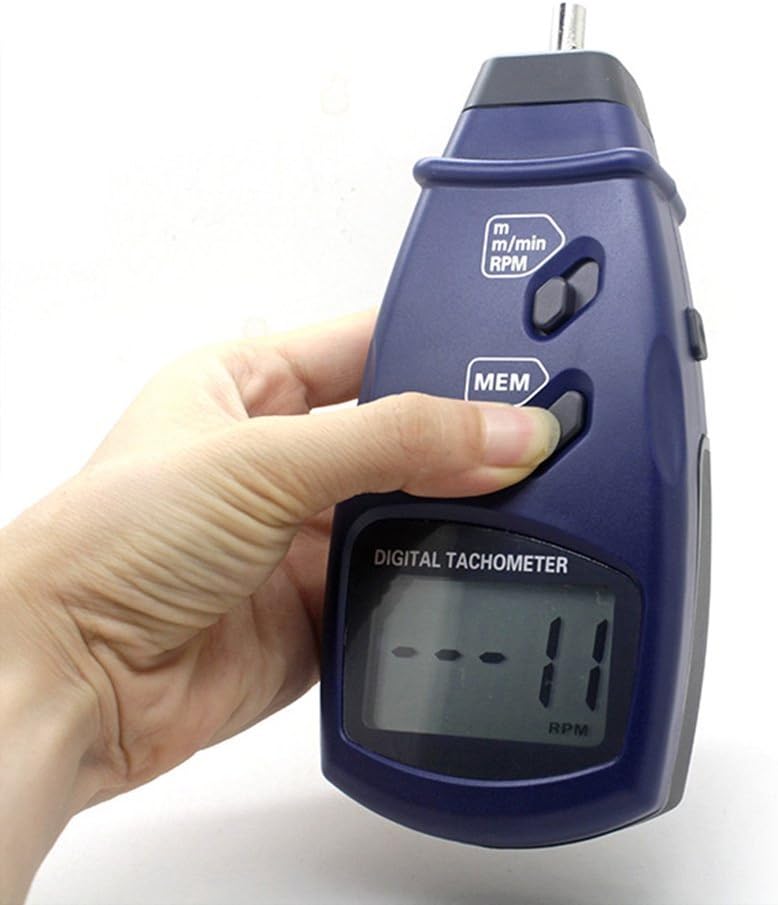 Solar System Controller LCD Digital Tachometer Accuracy 0.1RPM Electronic Photo Tachometer 2.5~99999 RPM Max Min Last Data Memory Speedometer SM2234A SM2235A (Style : SM2234A) (SM2235A)