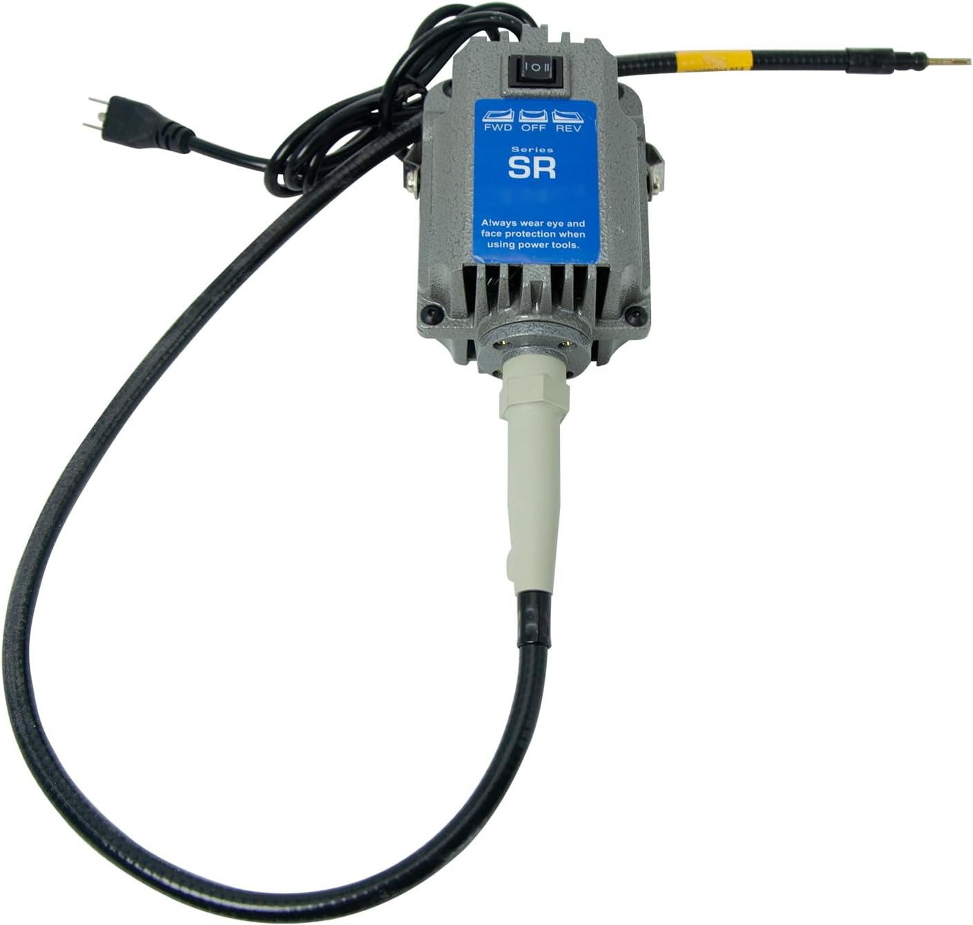 SR 1/6 hp Moto with H.30 Handpiece & Foot Pedal Speed Control - 115V Electric Rotary Tool for Polishing, Grinding, Carving & Drilling