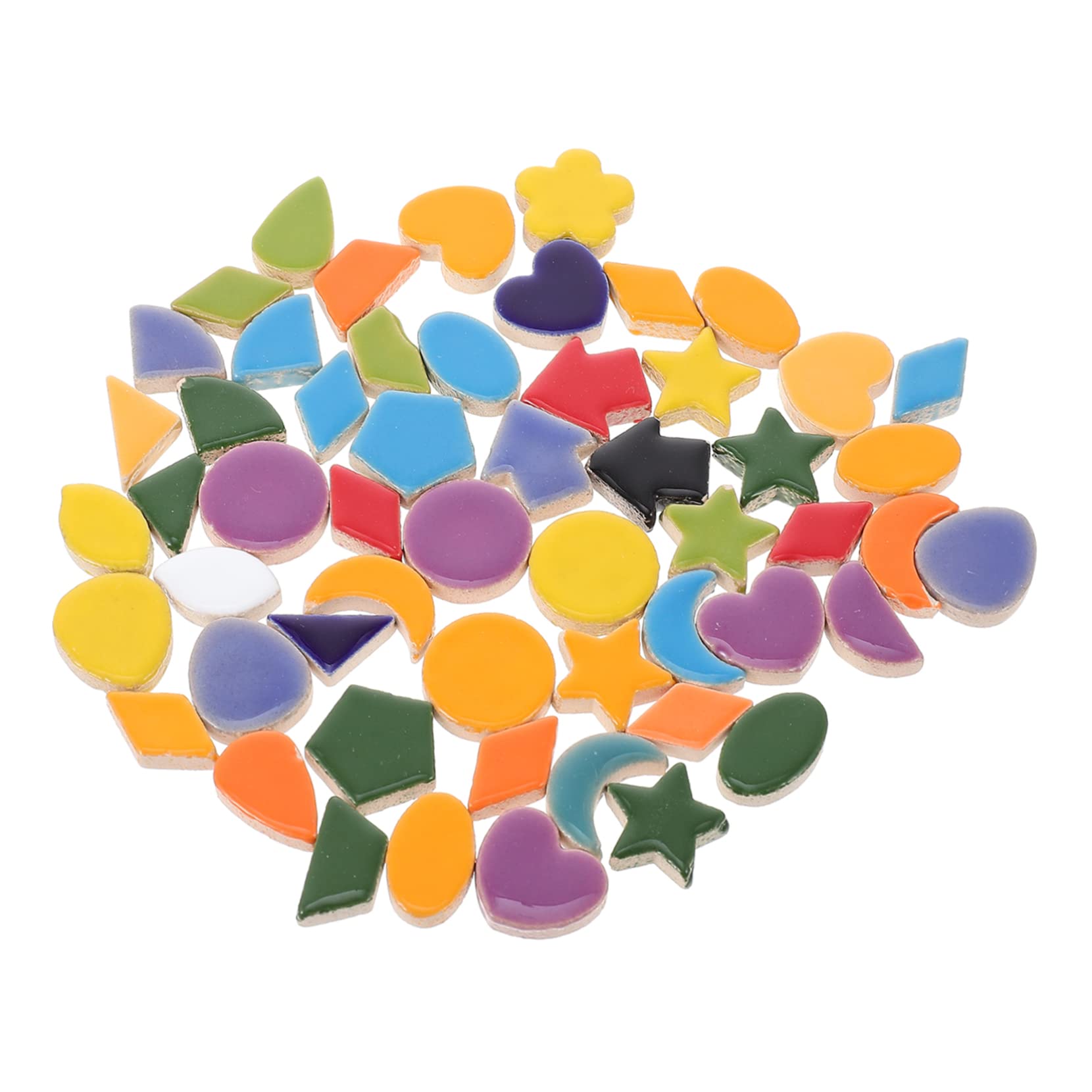 SHINEOFI 3piezas Mosaico De Cerámica Diy Bolsa De Piezas Para Manualidades Decoración De Teselas Coloridas Para Proyectos Creativos