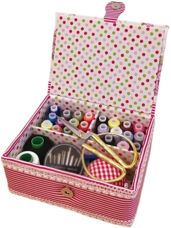 MVNOIRE Home Fabric Needle Thread Box Based Hand Sewing Bag Tool Storage