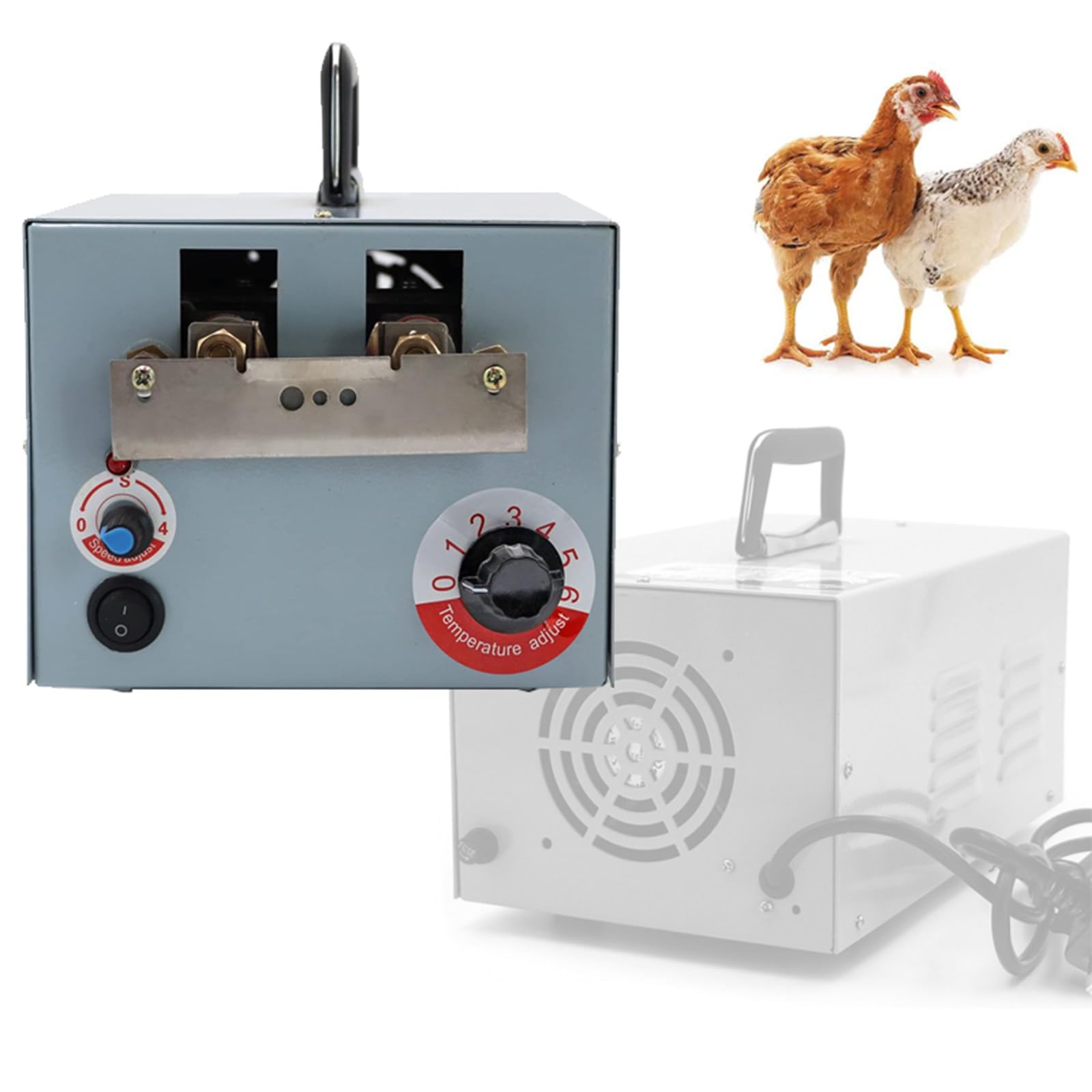 YXYLJOZ Electric Debeaking Machine Chicken Debeaker Cutting Machine 6-gear Temperature Adjustable Removing Machine, Poultry Chicken Beak Cutting Machine