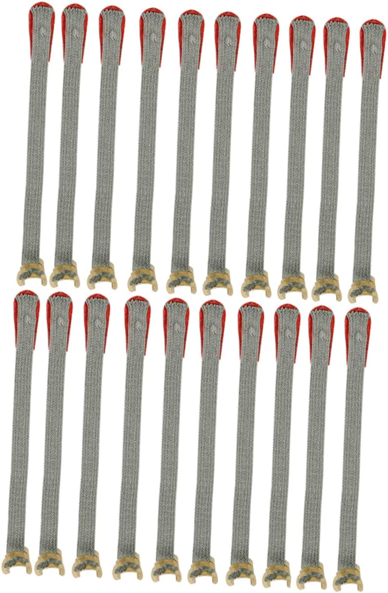 BESPORTBLE 50pcs Piano Tuning Strap Kit Durable Bridle Clips for Precision Tuning Lightweight Portable for Professional Beginner Piano Tuners