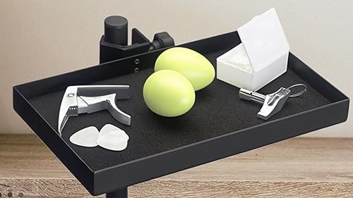 Miniatura 5 de Jiayouy Soporte para micrófono, bandeja de soporte de música, soporte de micrófono, soporte de bandeja para escenario, transmisión en vivo,