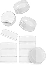 virea 12 x Butoirs de porte - Transparent 18 x 4 mm - - Butée de porte muraux auto-adhésifs - - Arrêt de porte mural élastiques - - Pour de nombreuses surfaces comme les murs ou le verre