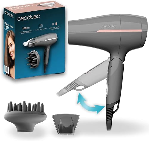 Sèche-cheveux de Voyage IoniCare Power&Go Heaven Grey Cecotec