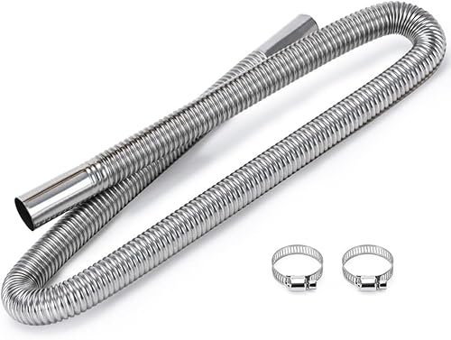 Tubo de escape para calentador de aire de estacionamiento, silenciador de tubo de escape de automóvil, tubo de escape de acero inoxidable,