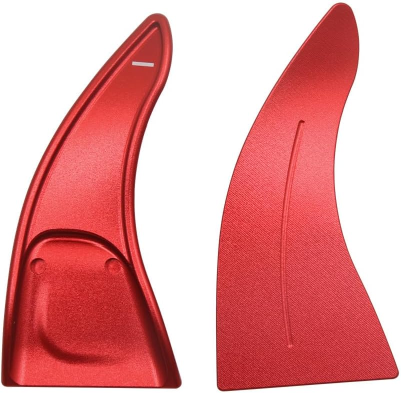 For GMC Sierra 1500/Chevy Silverado 1500(2022-2025), Buick Enclave(2022-2024)/Envision(2021-2023) Steering Wheel Shift Extension, Auto Accessories（red）