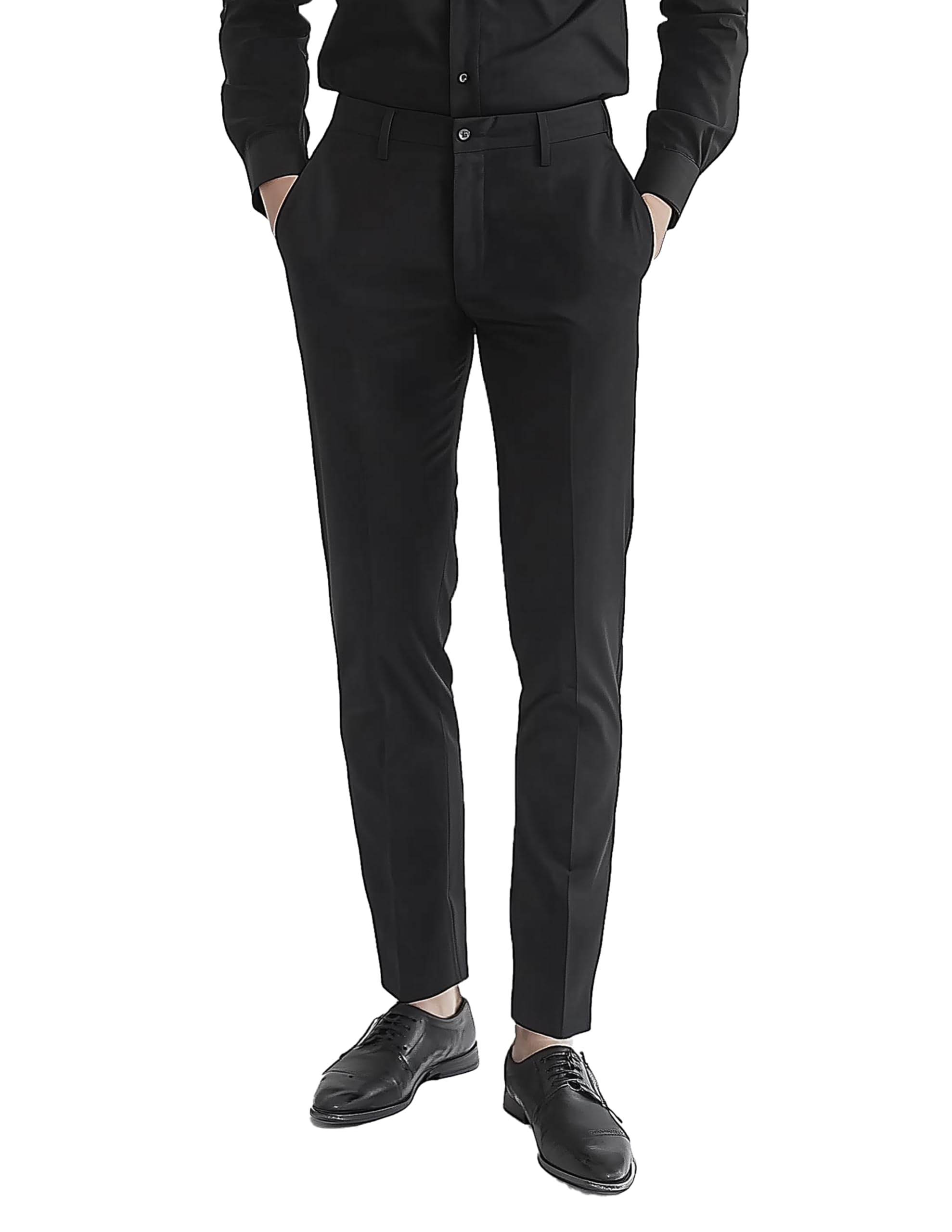 young gn Solid Formal Pants for Men Office Wear | Premium Ankle Fit Formal Trouser for Men, Boys, Gents | Formal wear for Office Meeting, Party, Gathering-picture-37