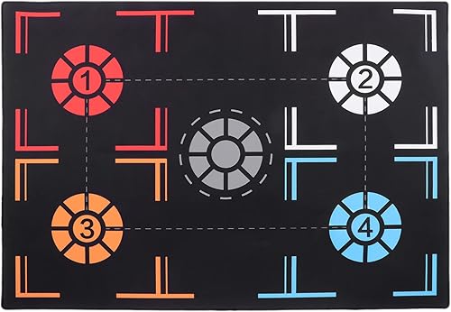 Alfombrilla de entrenamiento de pasos de baloncesto, antideslizante, amortiguador, silencioso, recordatorio de puntos, equipo de práctica de 0.079