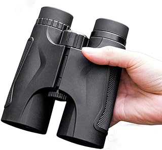 10X42 Roof Binoculars for Adults, Low Light High Power Binocular with Durable and Clear FMC BAK4 Prism for Bird Watching, Camping Monocular Telescope