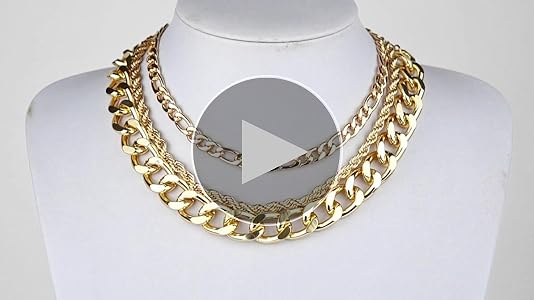 Amazon.com: Aimimier 3Pcs Punk Cuban Link Chain Choker Amazon.com: Aimimier 3Pcs Punk Cuban Link Chain Choker
