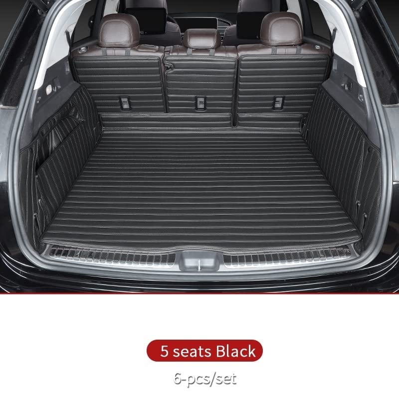 Gle Kofferbakmat Auto Leder Kofferraummatte Für Mercedes Benz GLE W166 GLE 300d 320 400 Waterdichte Kofferbakbeschermer