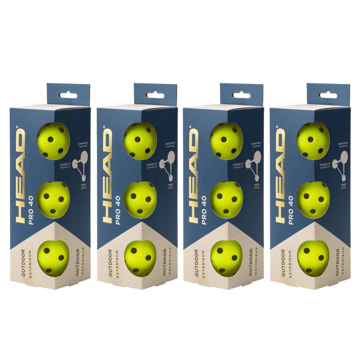 Head 3B Pro 40 Outdoor Pickleball (12 Pcs)-picture-29
