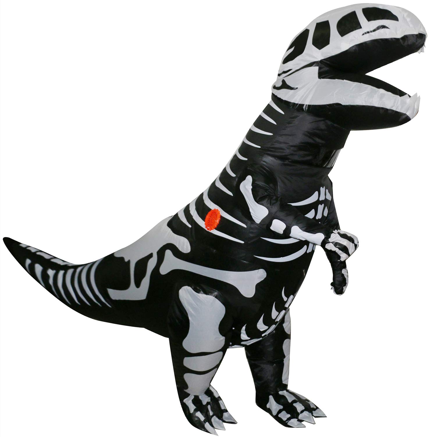 Buy Inflatable Dinosaur Costume for Adult, T-Rex Skeleton Dinosaur ...