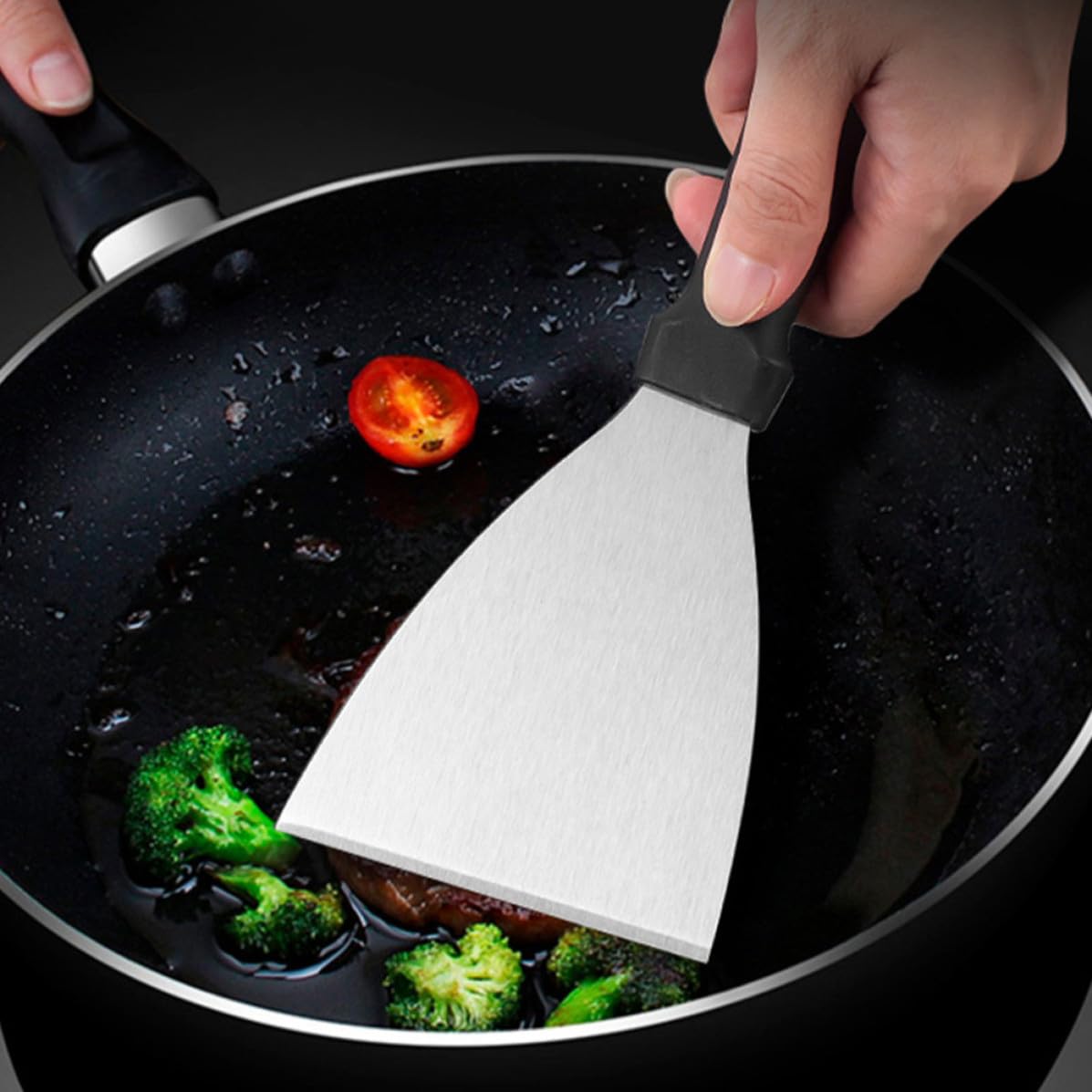 Set Utensili Barbecue in Acciaio Inox, Robusto