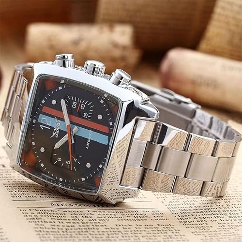 Mastop WM-121 Men Fashion Mechanical Wrist Watch Stainless-Steel Strap Strap Unique Design Automatic-Self-Wind thumb #7