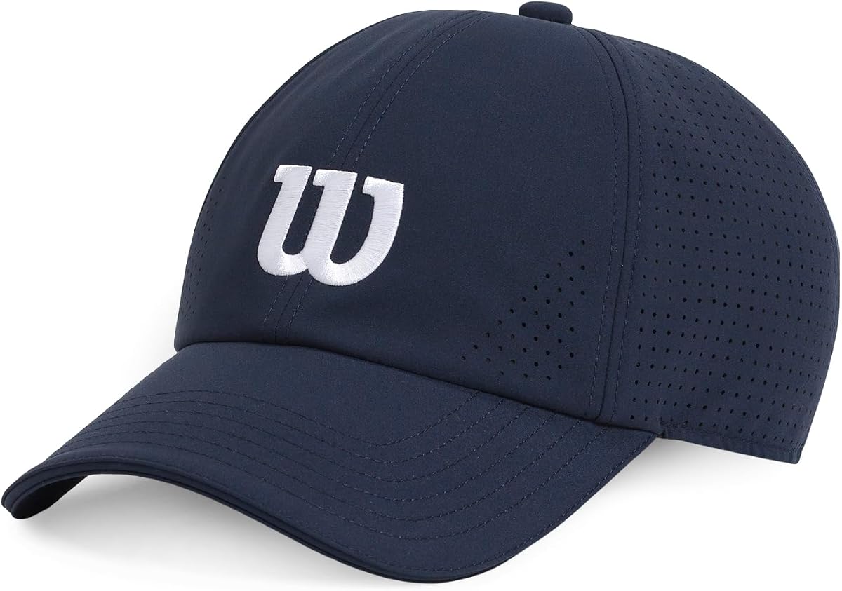 Gorra de tenis perforada WILSON Active - Azul marino clásico/L/XL