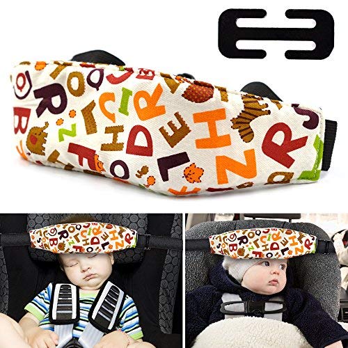 Cunina Car Seat Head Support Band, Adjustable Safety Neck