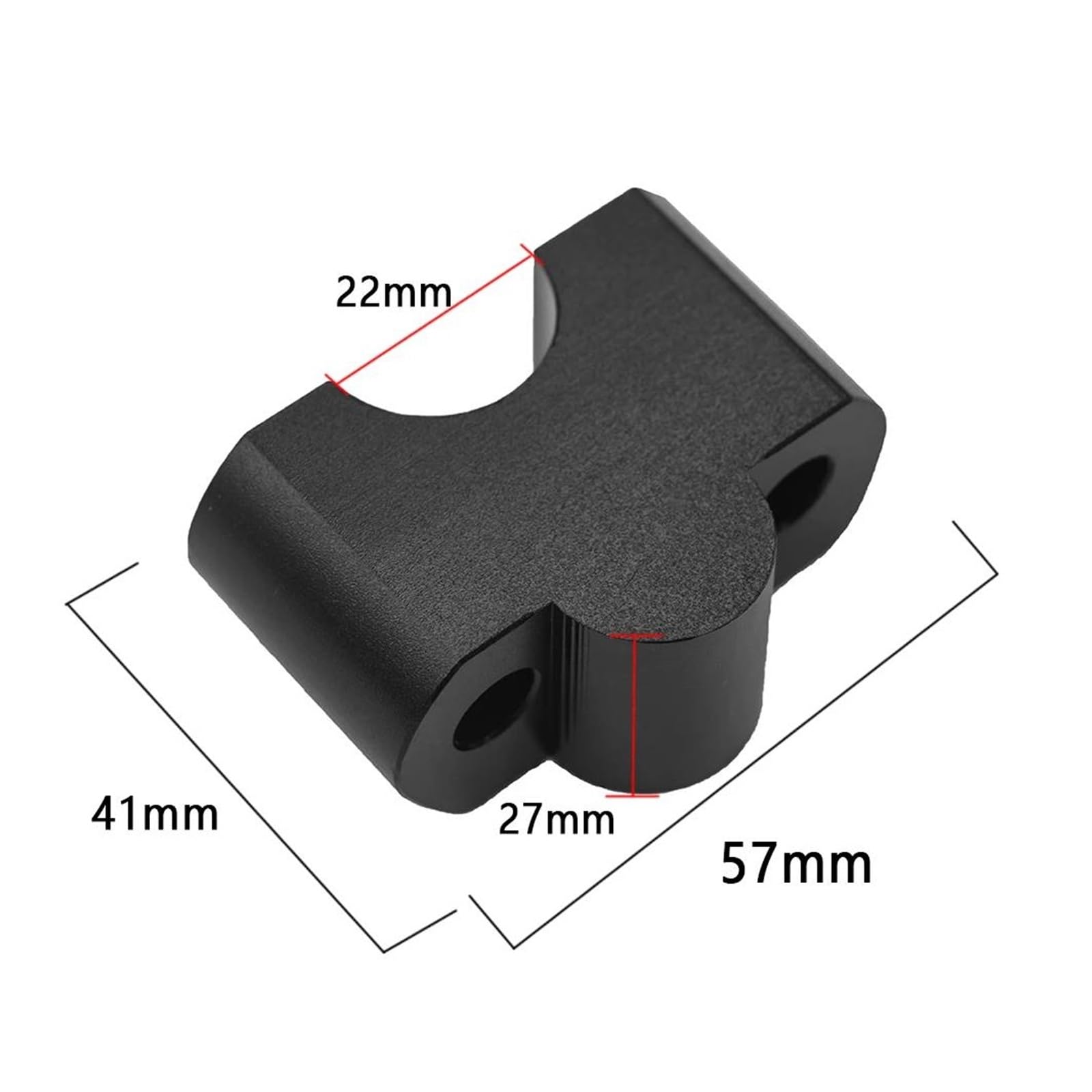 CNC Aluminio Alzas Manillar Motocicleta Solo apto para manillares de 22 mm de diámetro. Soporte de abrazadera para manillar elevador de aluminio modificado para motocicletas para BMW G310GS G310R 2017