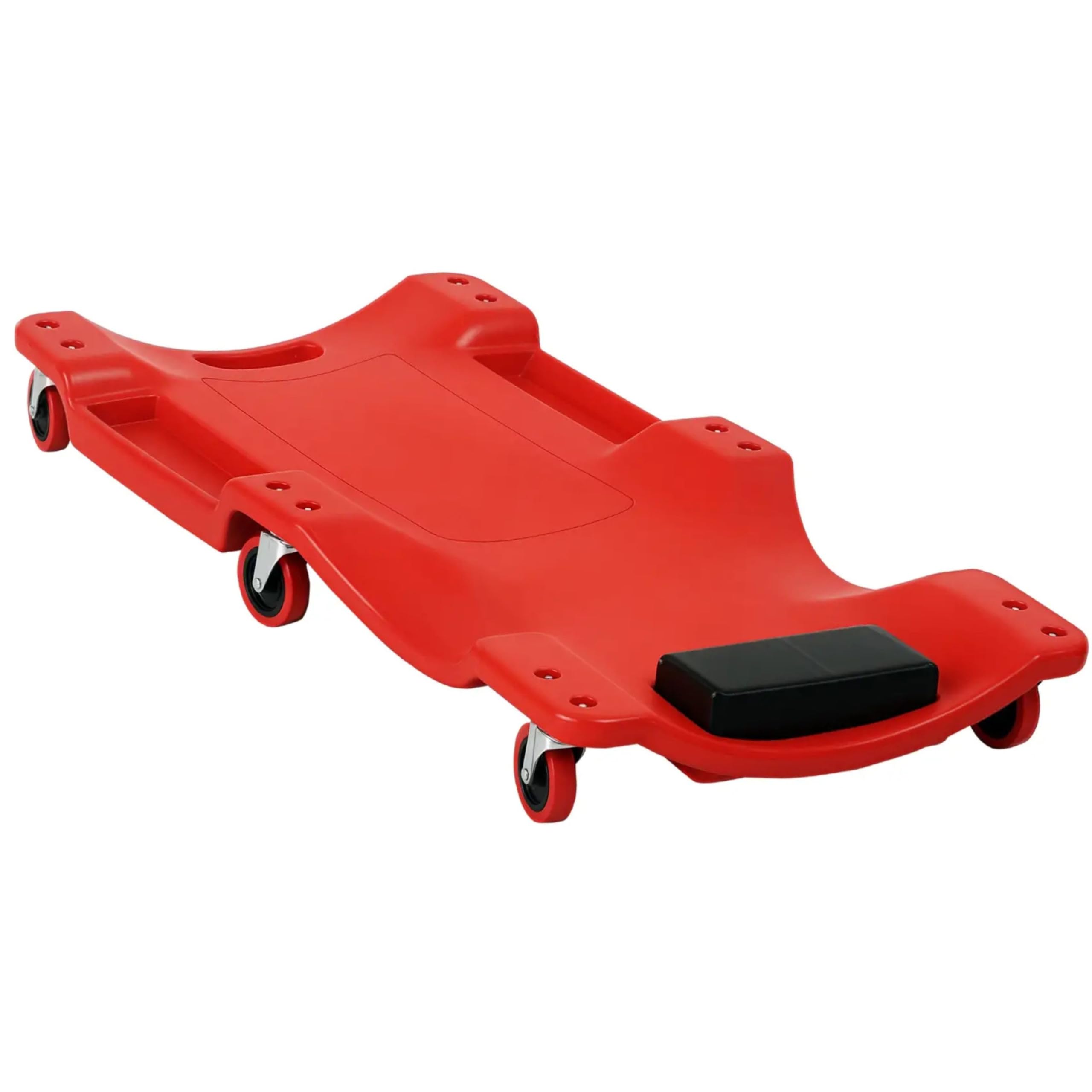 YASTA Carrello sotto Auto da Meccanico Auto Roll Sdraio Officina con Poggiatesta 90 cm Lettino Sottovettura Riparazioni con 6 Ruote
