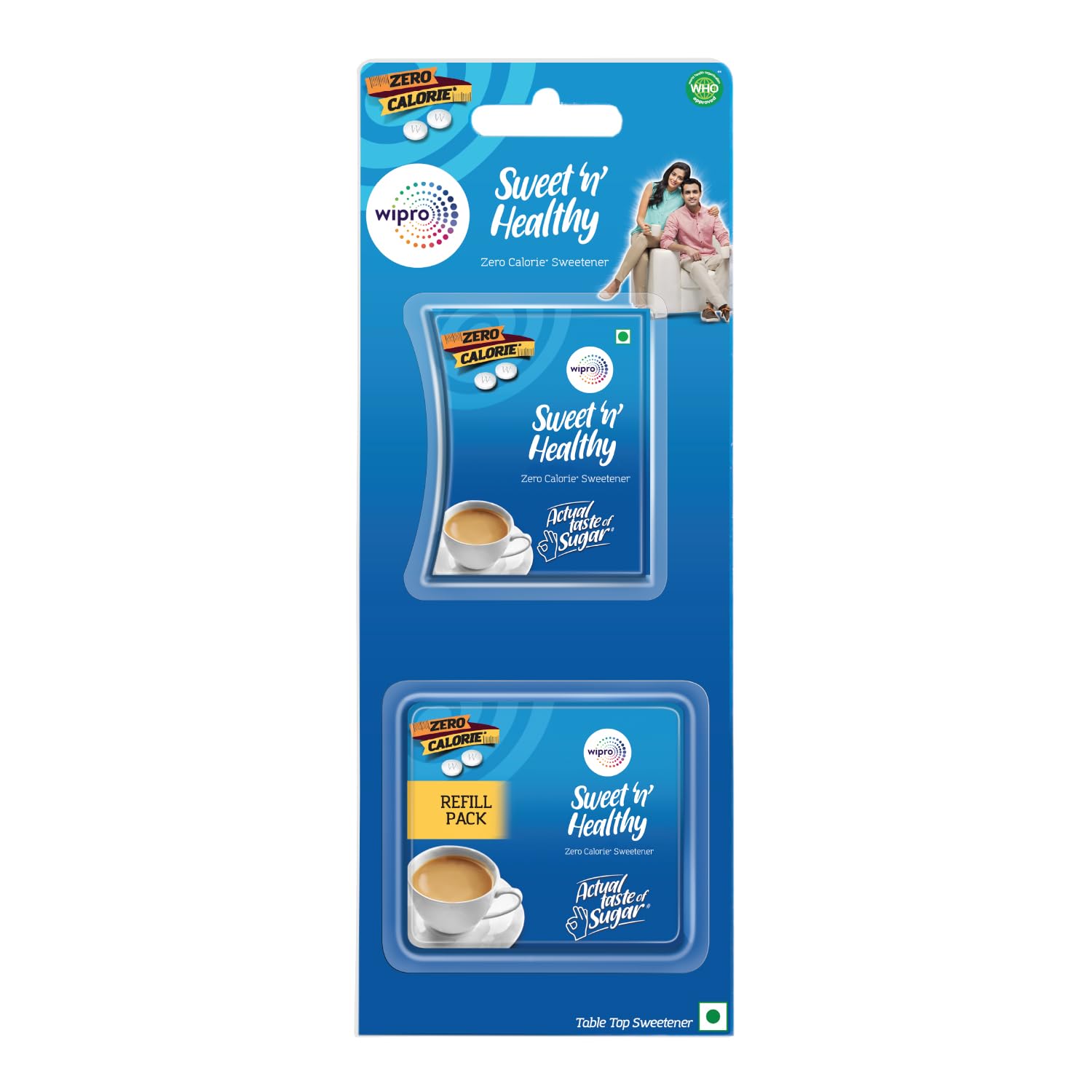 Sweet and Healthy Zero Calorie sweetener 800 Tabs, White