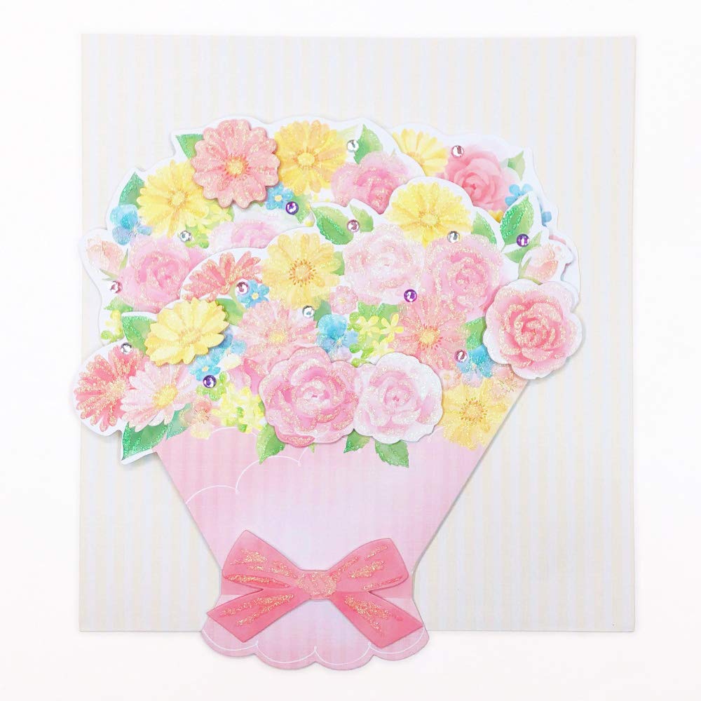 Amazon.co.jp: サンリオ(SANRIO) 寄せ書き色紙 ピンク花束