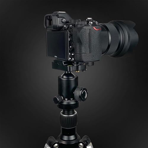 Miniatura 2 de SIOTI 323 RC2 Adaptador de placa de liberación rápida, adaptador de conexión rápida con placa de liberación rápida para monopod Manfroto, trípode