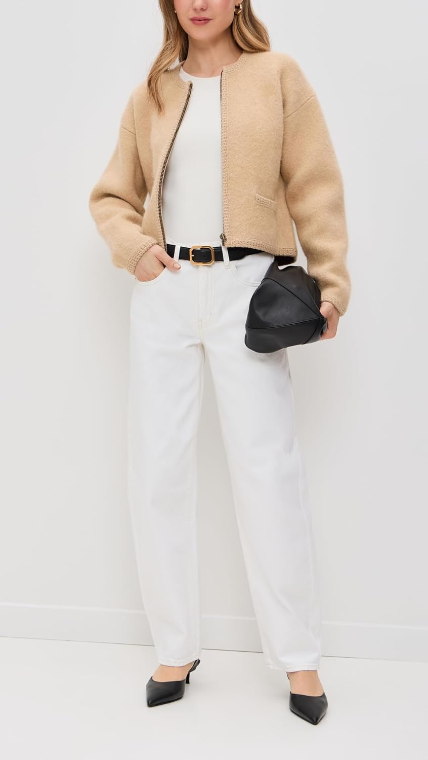 FRAME Women's Low Slung Barrel Jeans