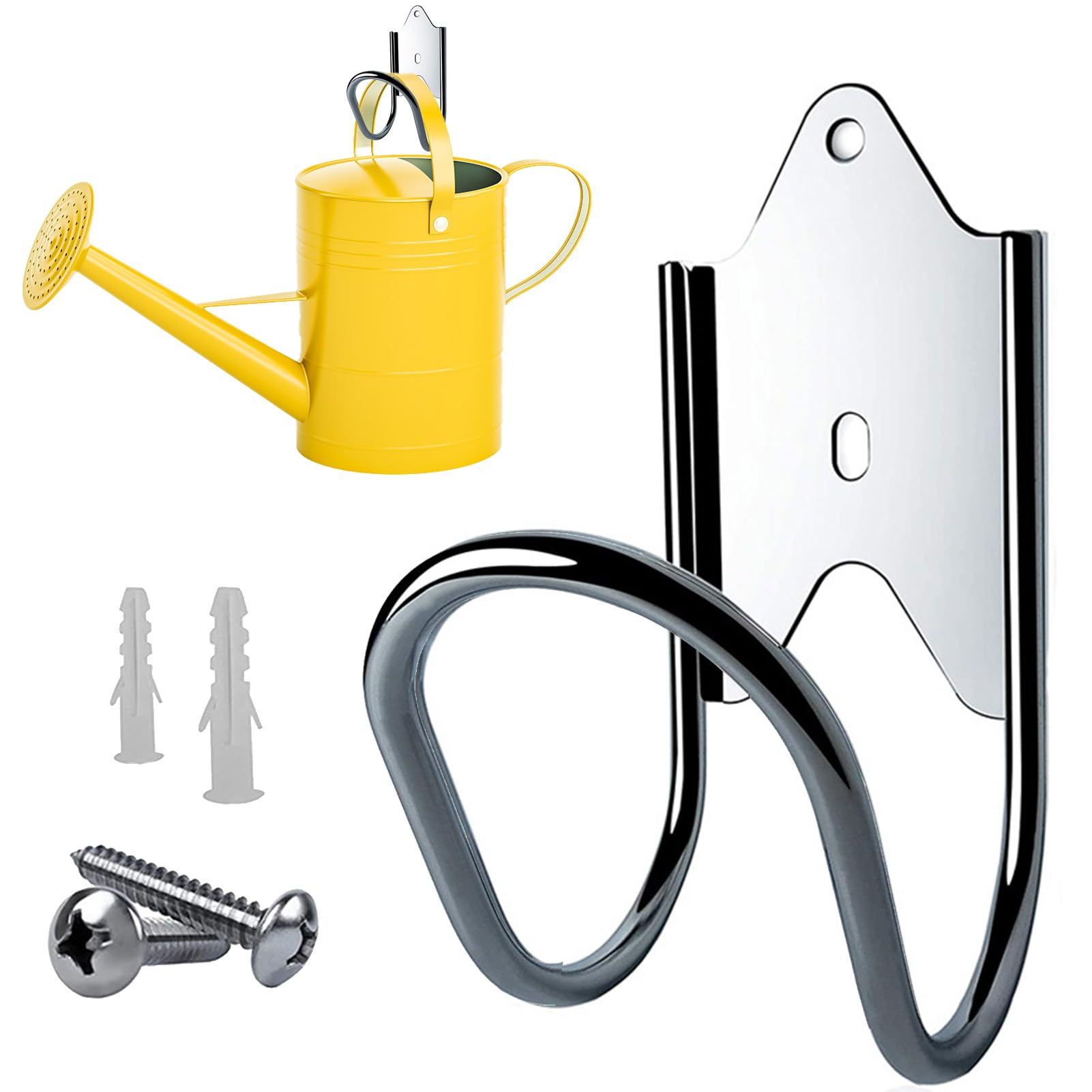 Amazon | ホースホルダー ガーデンホースハンガー ホース収納 Jフック